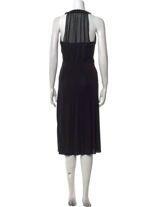 L.K. Bennett V-Neck Midi Length Dress