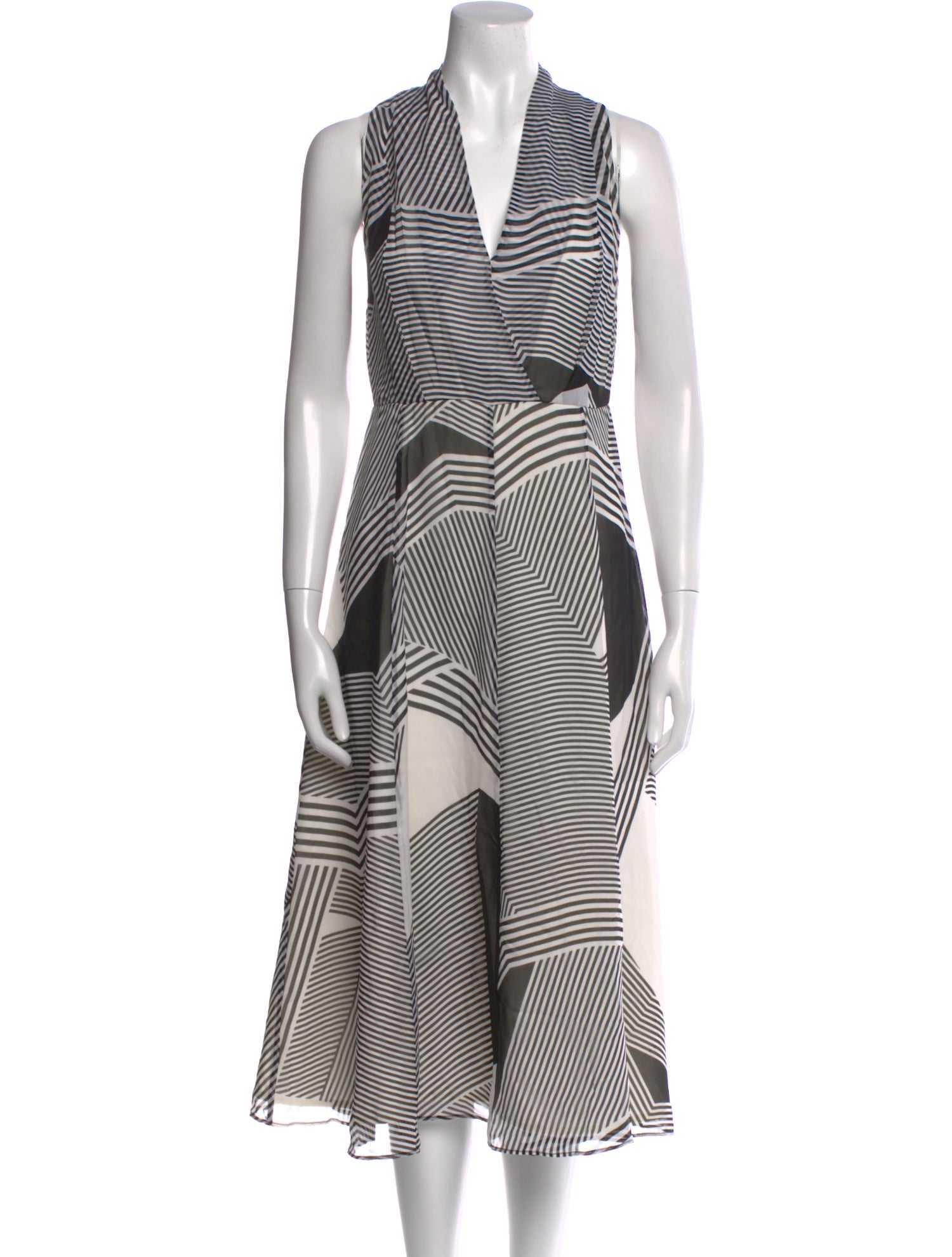 L.K. Bennett Silk Long Dress