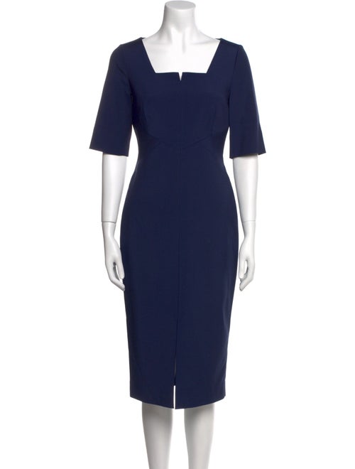 L.K. Bennett Square Neckline Midi Length Dress