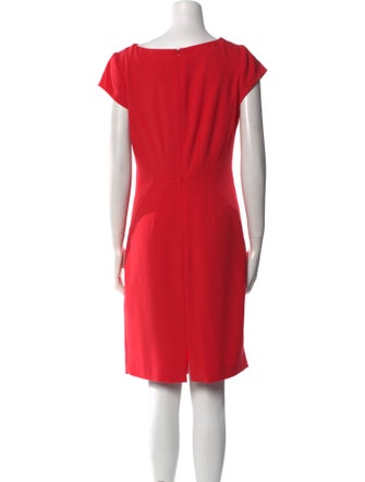 L.K. Bennett Cowl Neck Knee-Length Dress