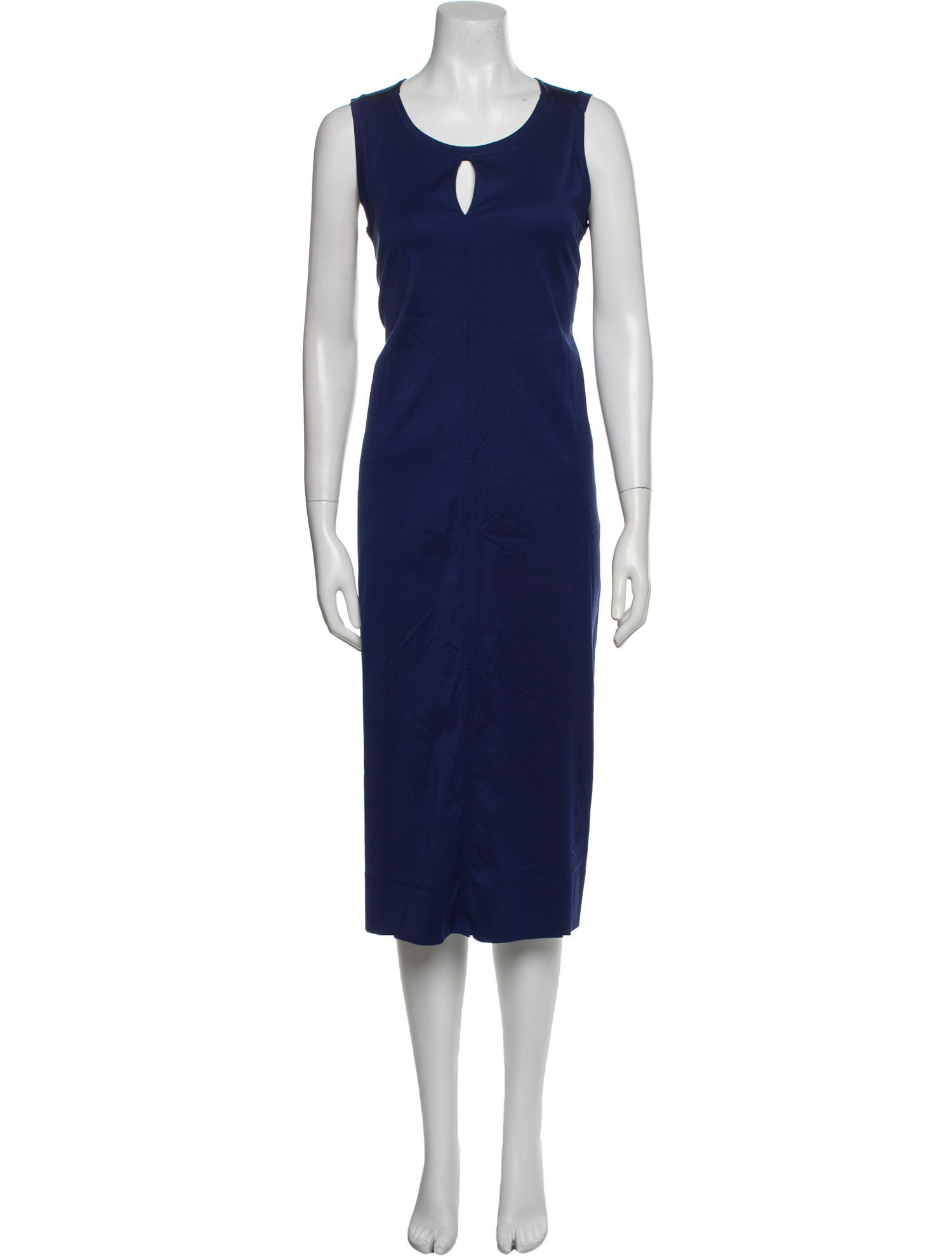 L.K. Bennett Scoop Neck Midi Length Dress