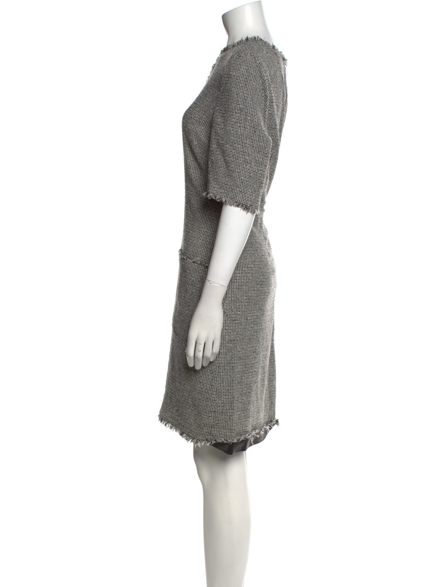 L.K. Bennett Crew Neck Knee-Length Dress