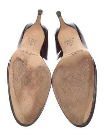 L.K. Bennett Patent Leather Printed Pumps