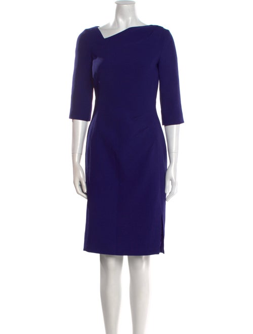 L.K. Bennett Asymmetrical Knee-Length Dress