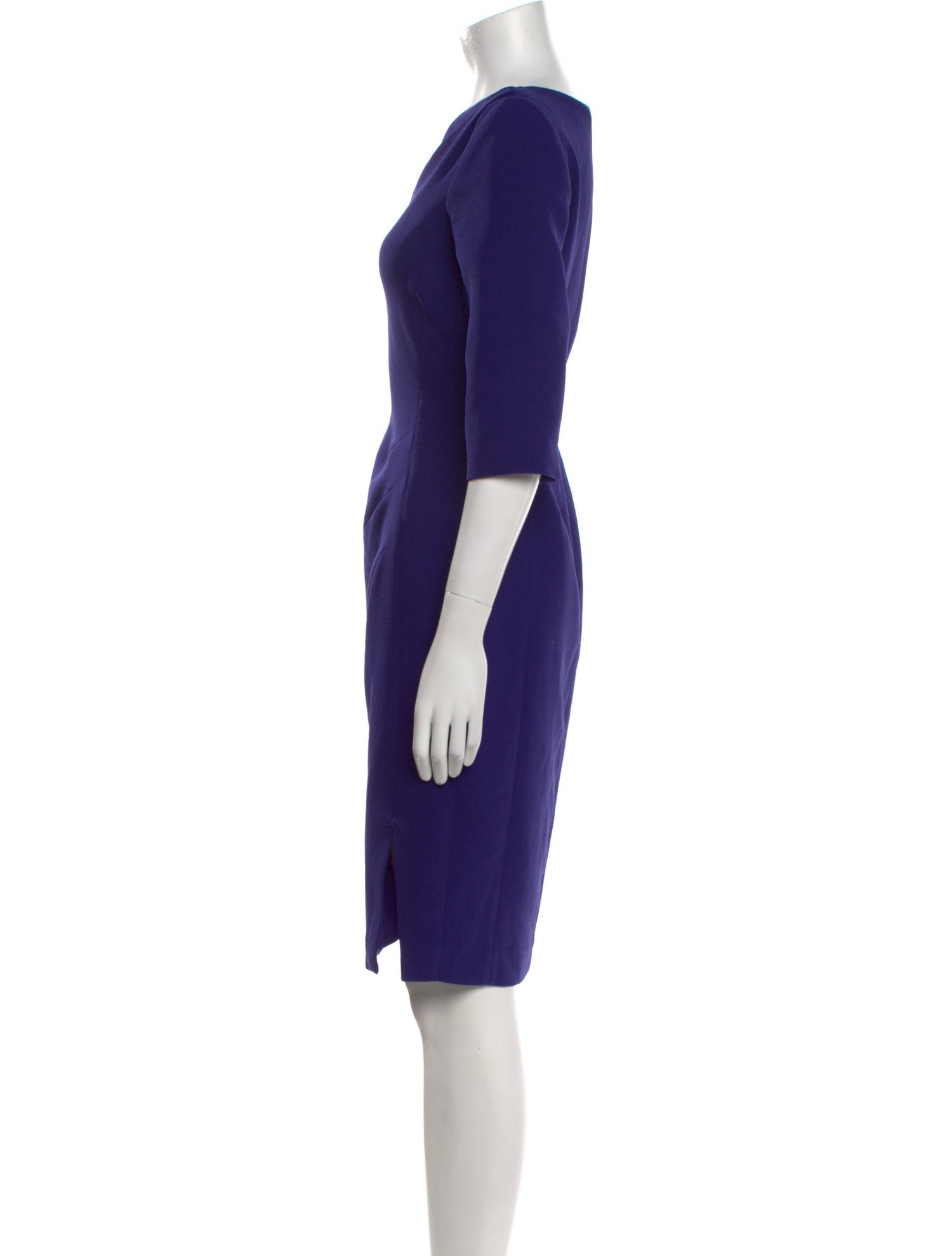 L.K. Bennett Asymmetrical Knee-Length Dress