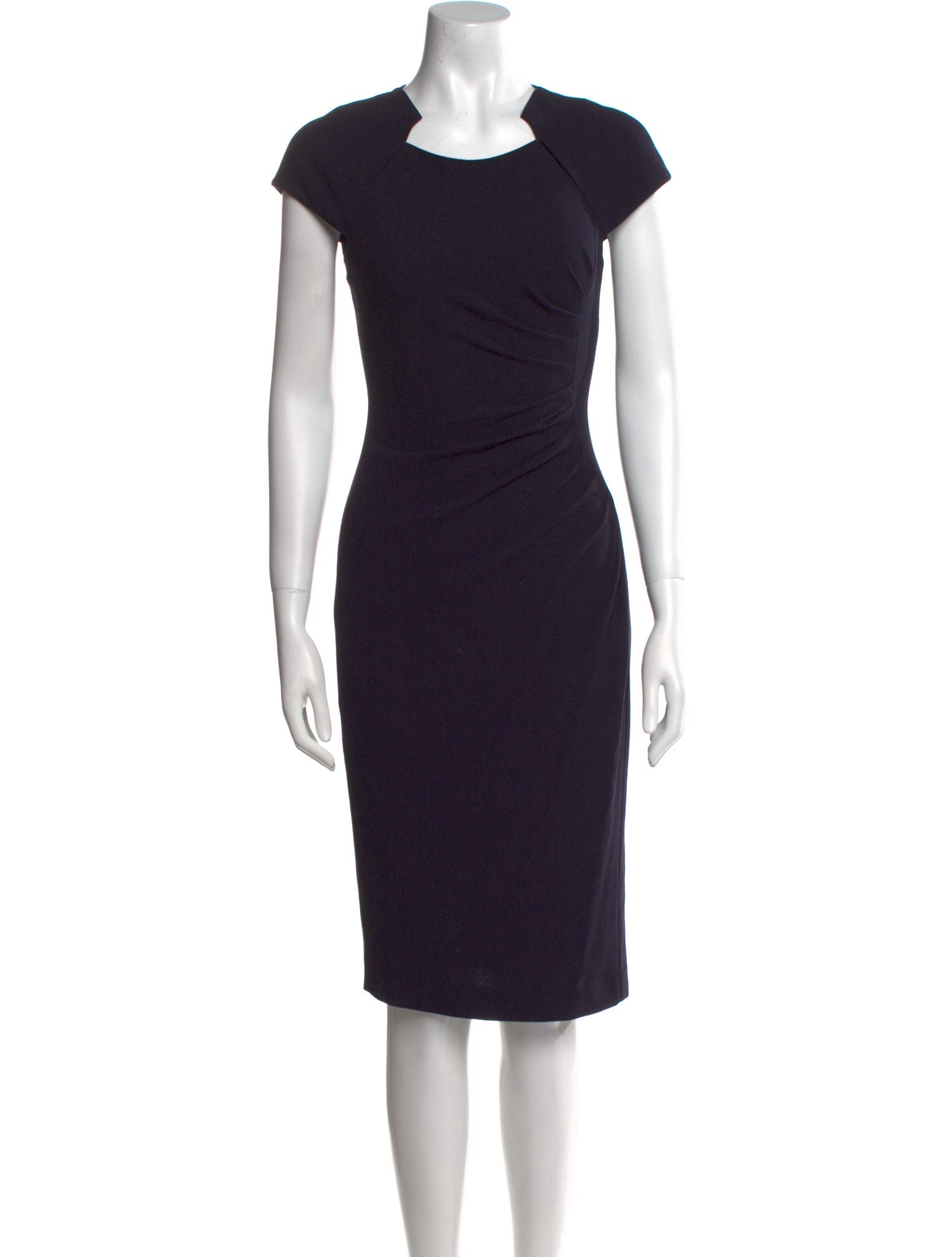 L.K. Bennett Scoop Neck Knee-Length Dress
