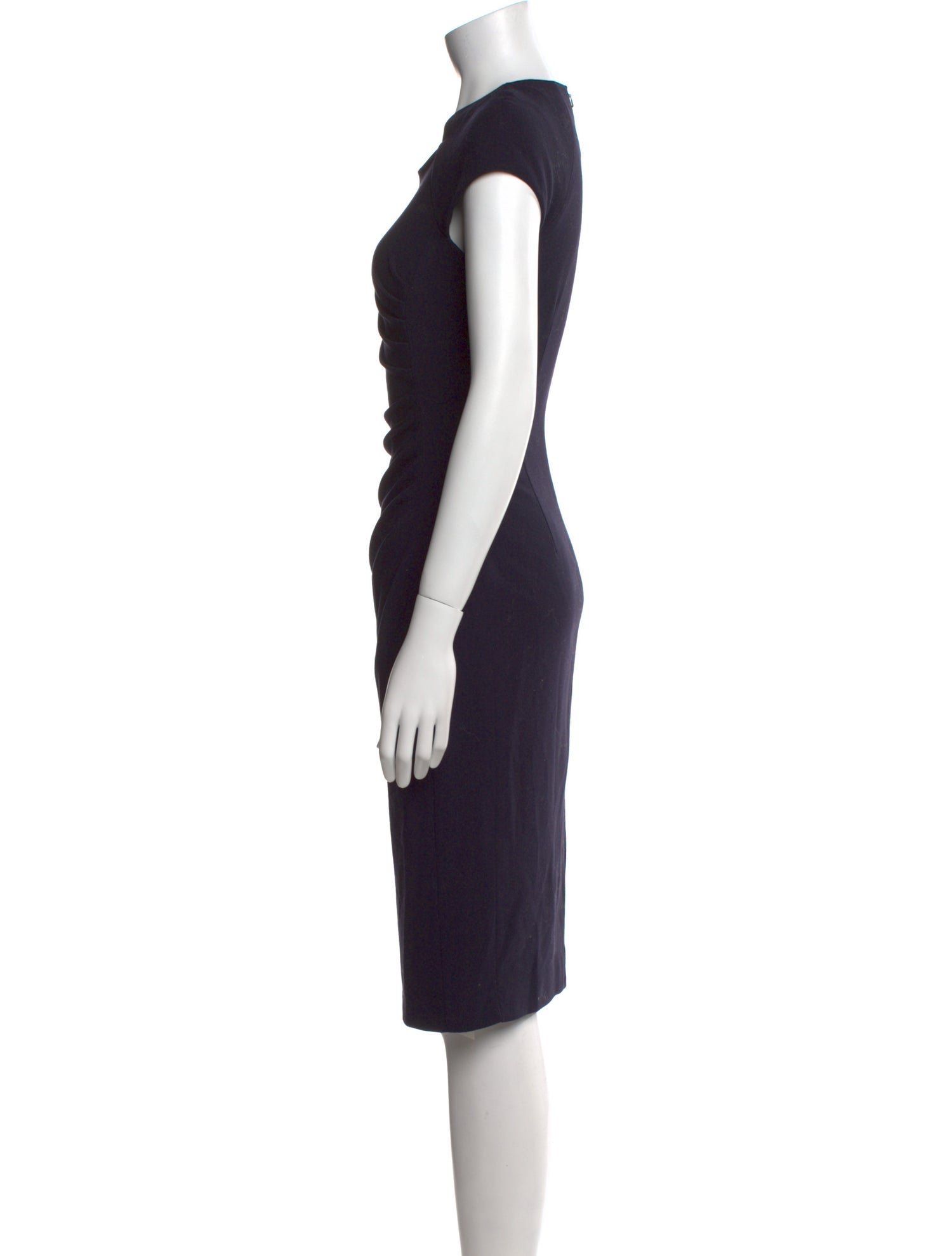 L.K. Bennett Scoop Neck Knee-Length Dress