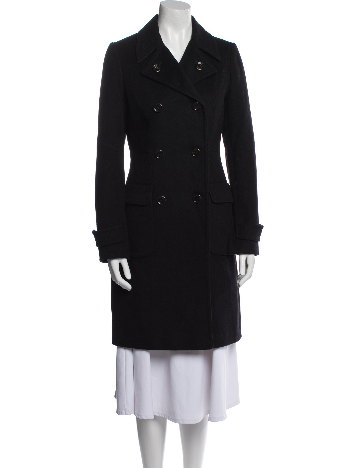 L.K. Bennett Wool Trench Coat