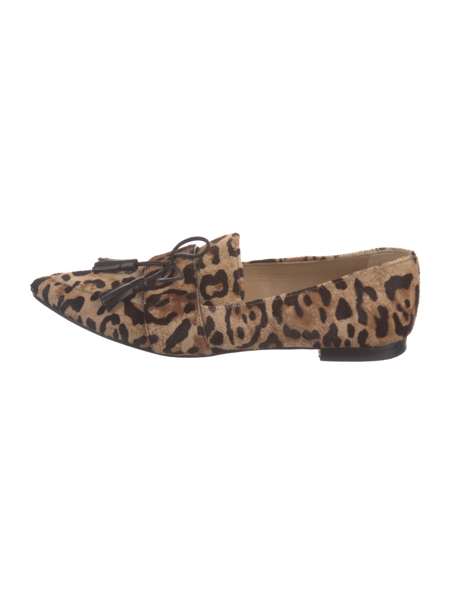 L.K. Bennett Ponyhair Animal Print Loafers