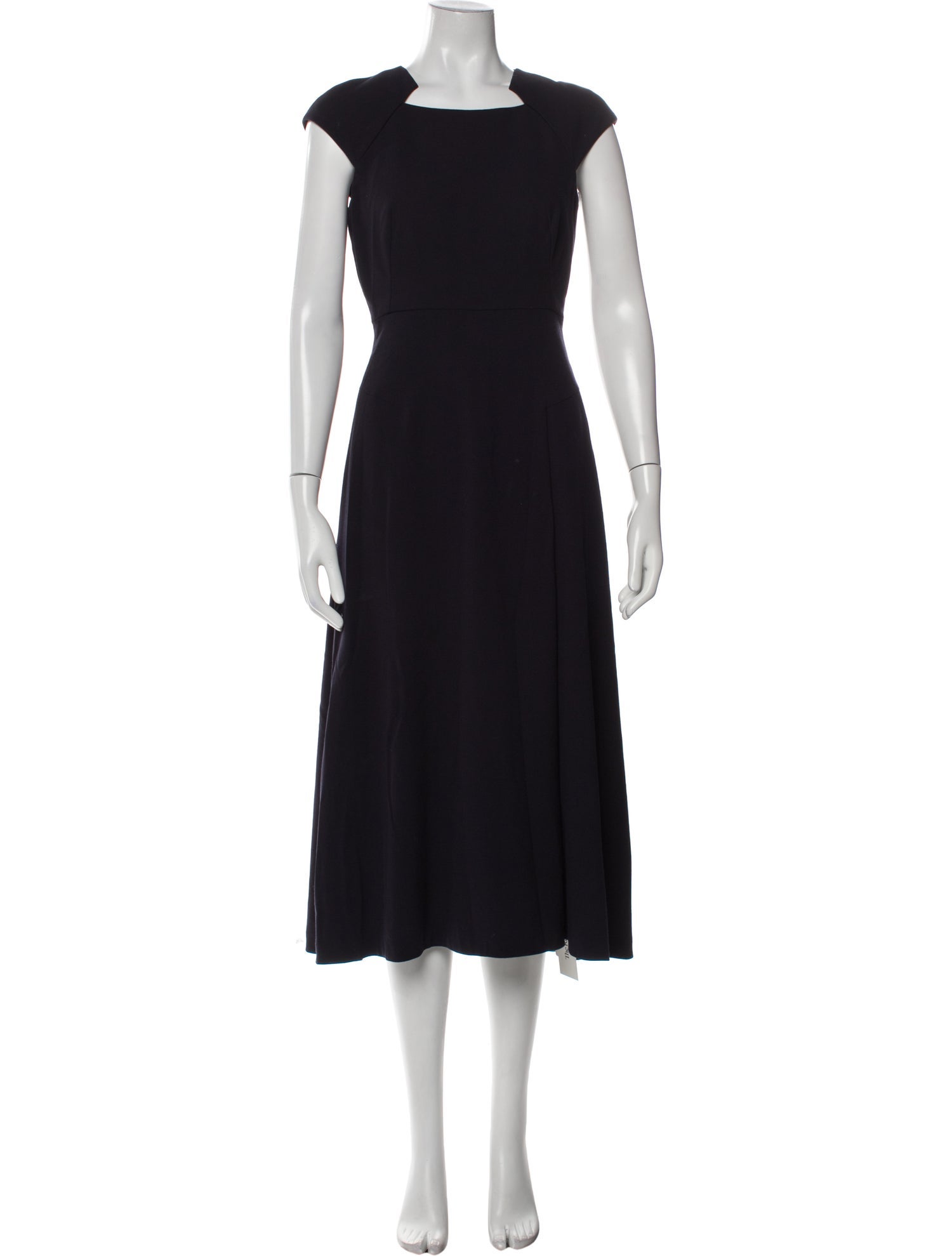 L.K. Bennett Square Neckline Midi Length Dress