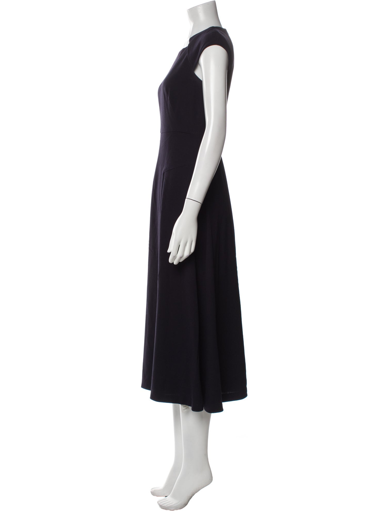 L.K. Bennett Square Neckline Midi Length Dress