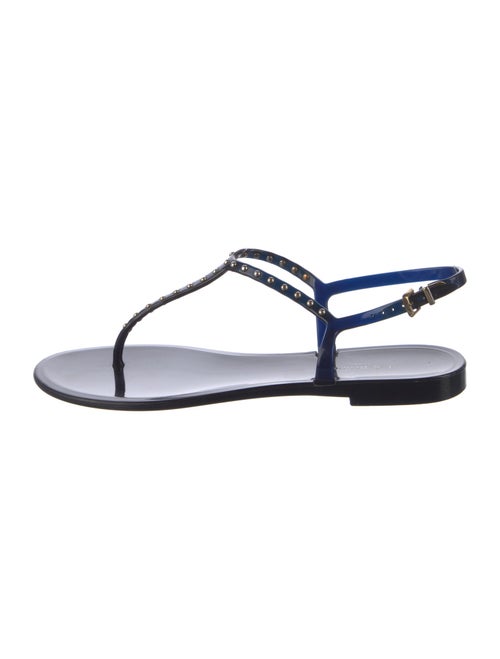 L.K. Bennett Rubber T-Strap Sandals