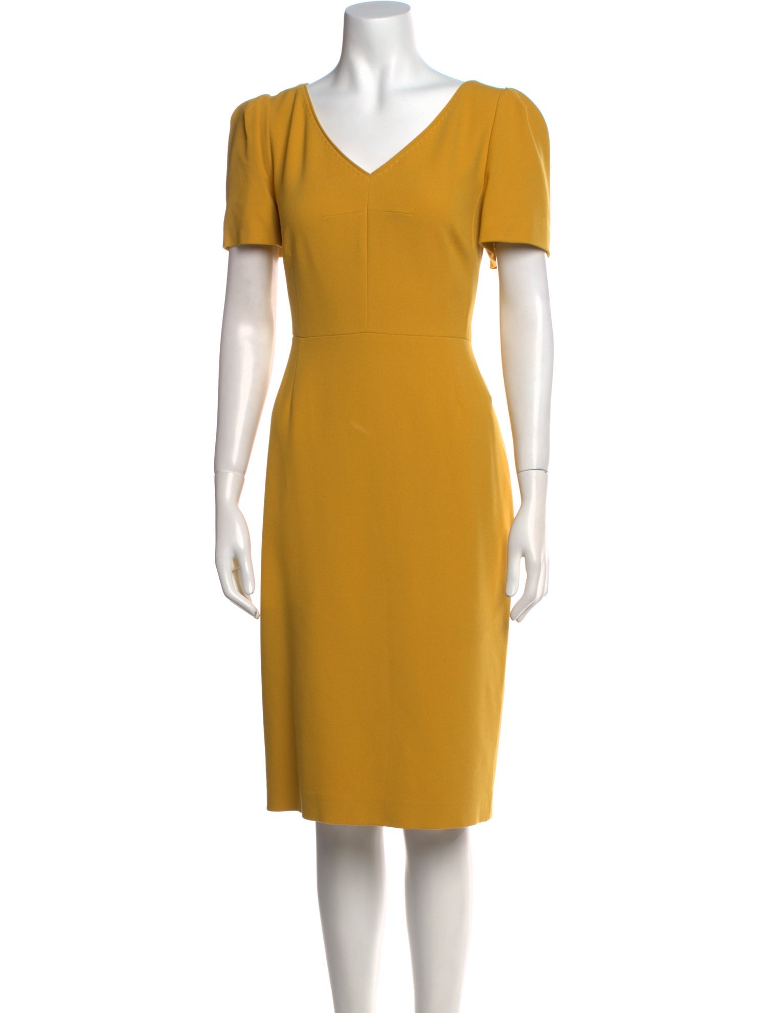 L.K. Bennett V-Neck Midi Length Dress