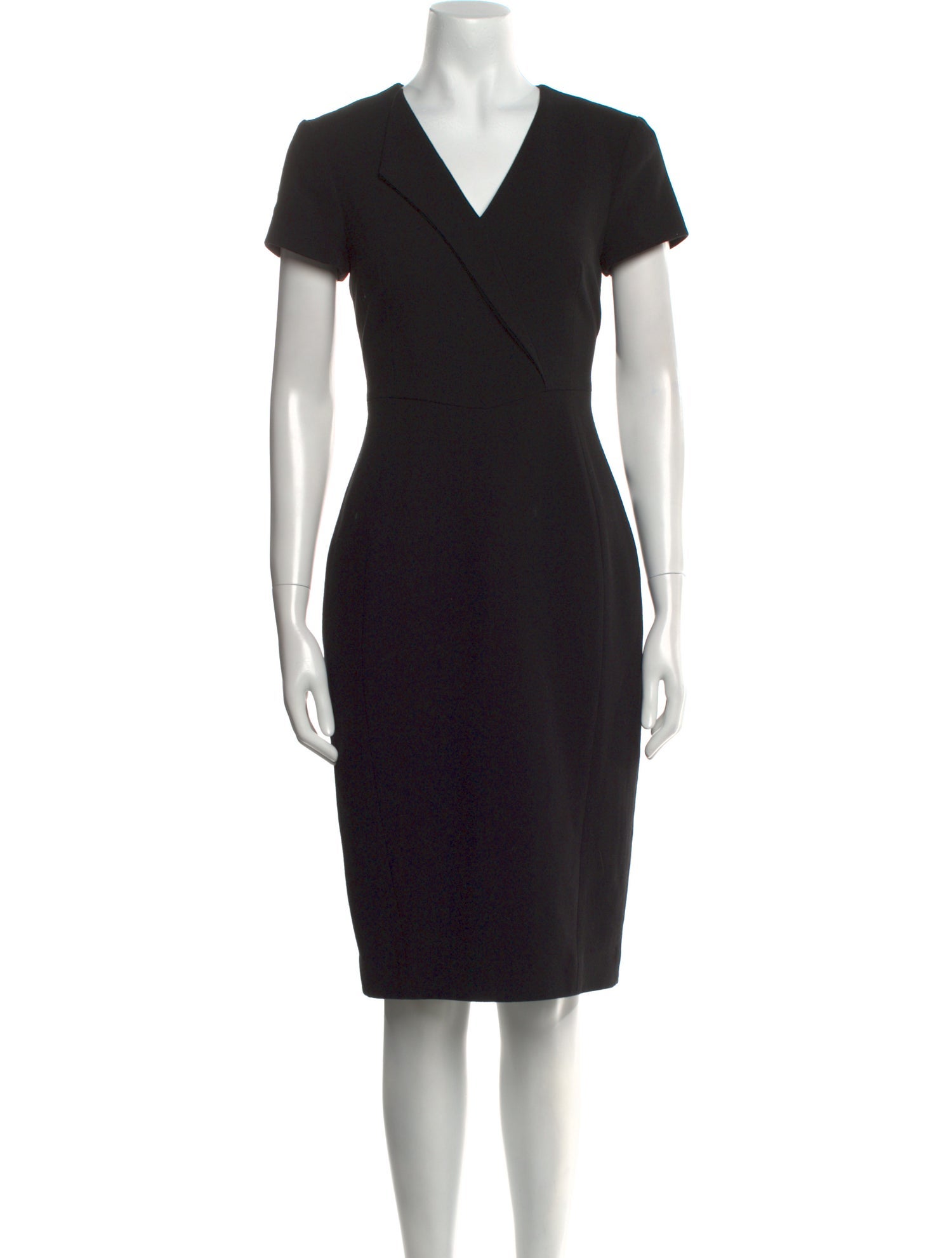 L.K. Bennett V-Neck Knee-Length Dress