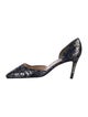 L.K. Bennett Suede Printed D'Orsay Pumps