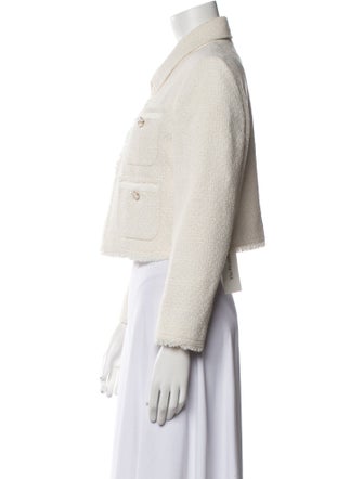 L.K. Bennett Tweed Tweed Pattern Evening Jacket