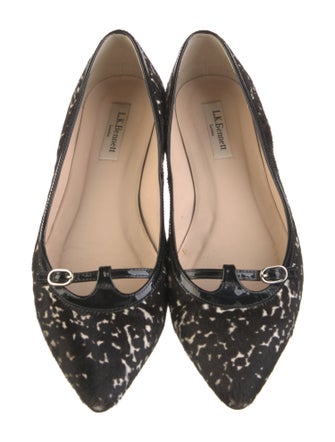 L.K. Bennett Ponyhair Printed Ballet Flats