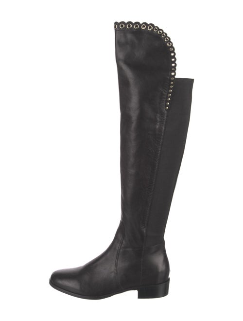 L.K. Bennett Leather Studded Accents Boots