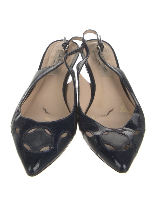 L.K. Bennett Leather Animal Print Mules