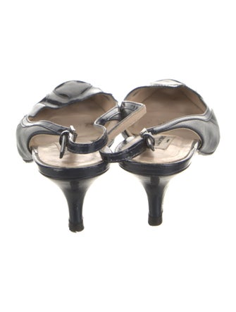 L.K. Bennett Leather Animal Print Mules