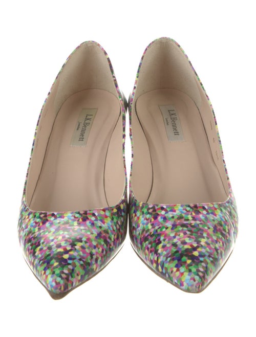 L.K. Bennett Leather Printed Pumps