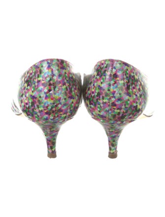 L.K. Bennett Leather Printed Pumps