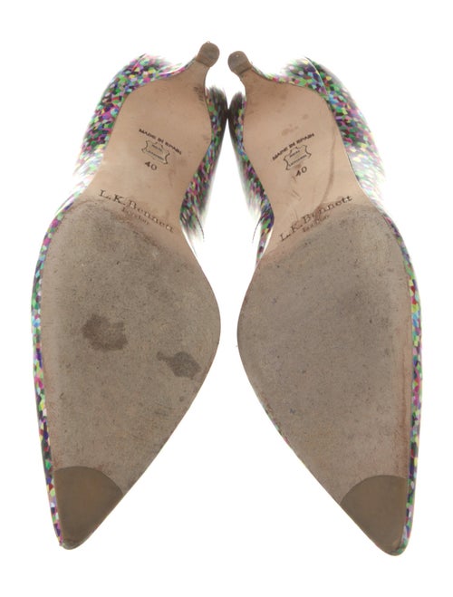 L.K. Bennett Leather Printed Pumps