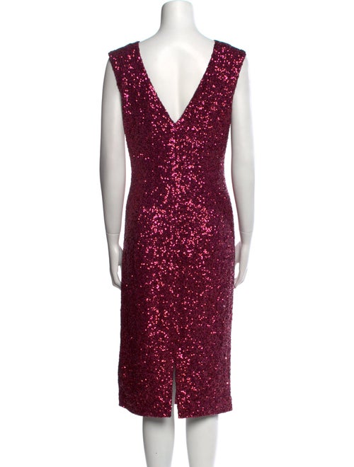 L.K. Bennett Scoop Neck Midi Length Dress