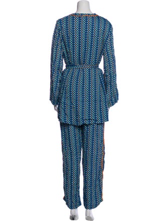 L.K. Bennett Lace Pattern Pant Set