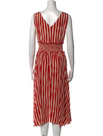 L.K. Bennett Silk Midi Length Dress