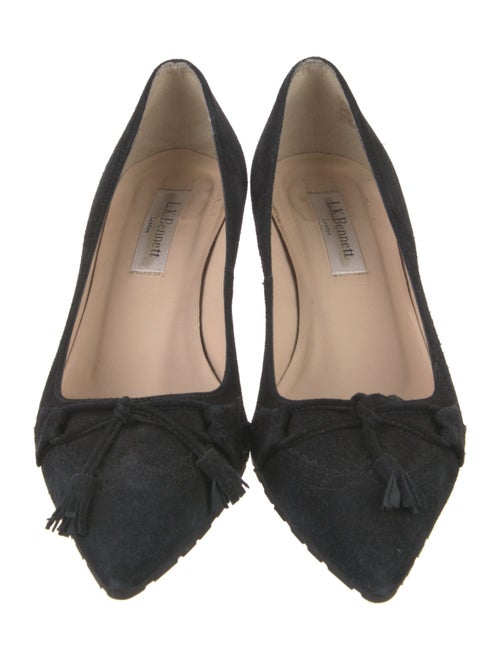 L.K. Bennett Suede Crystal Embellishments Pumps