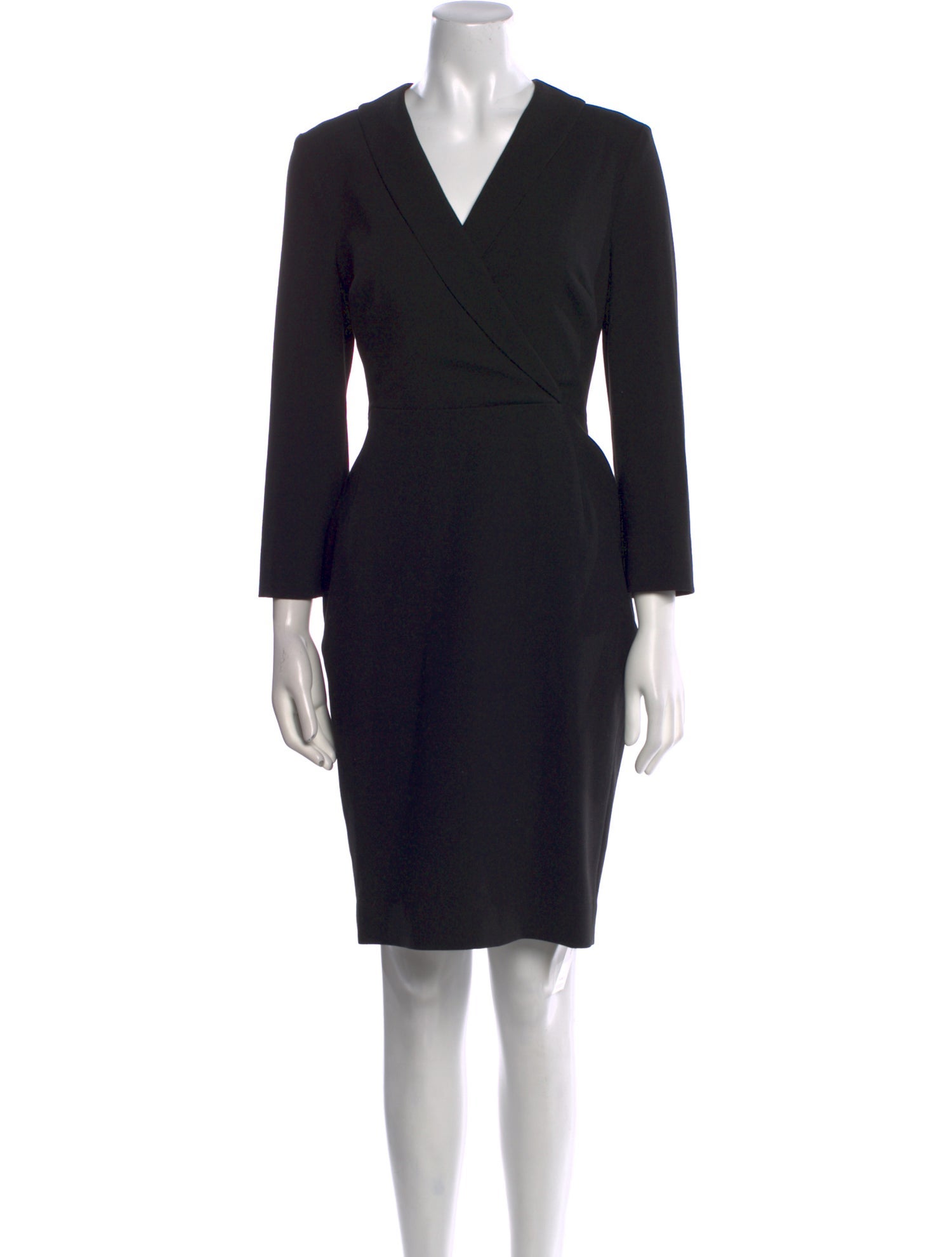 L.K. Bennett V-Neck Knee-Length Dress