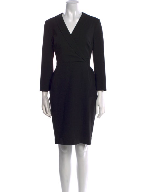 L.K. Bennett V-Neck Knee-Length Dress
