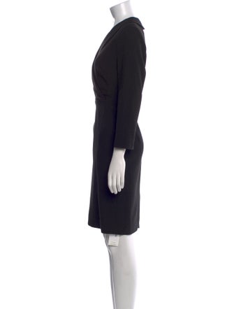 L.K. Bennett V-Neck Knee-Length Dress