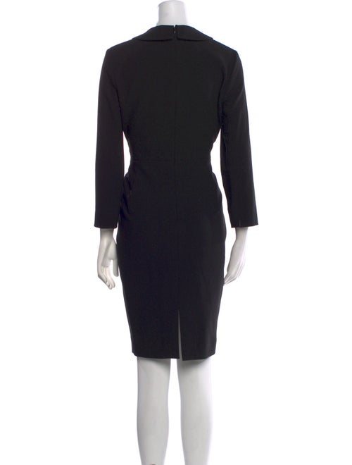 L.K. Bennett V-Neck Knee-Length Dress