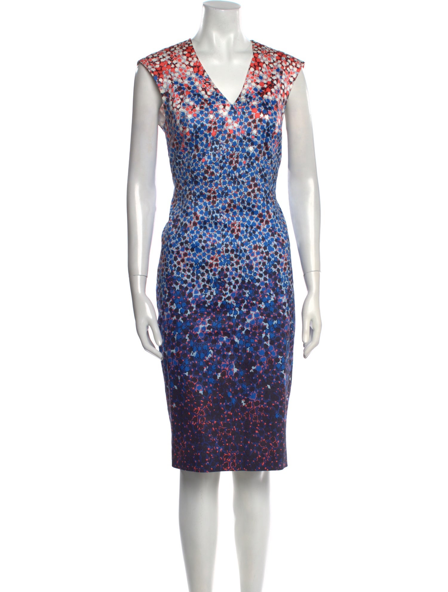 L.K. Bennett Floral Print Midi Length Dress