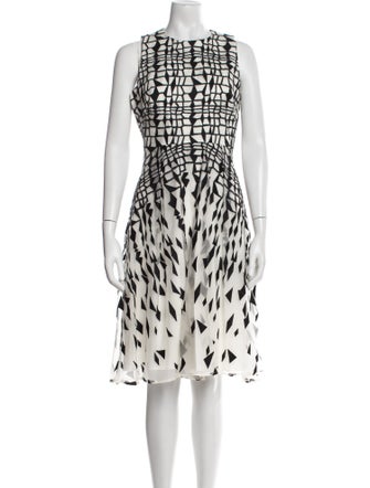 L.K. Bennett Printed Knee-Length Dress