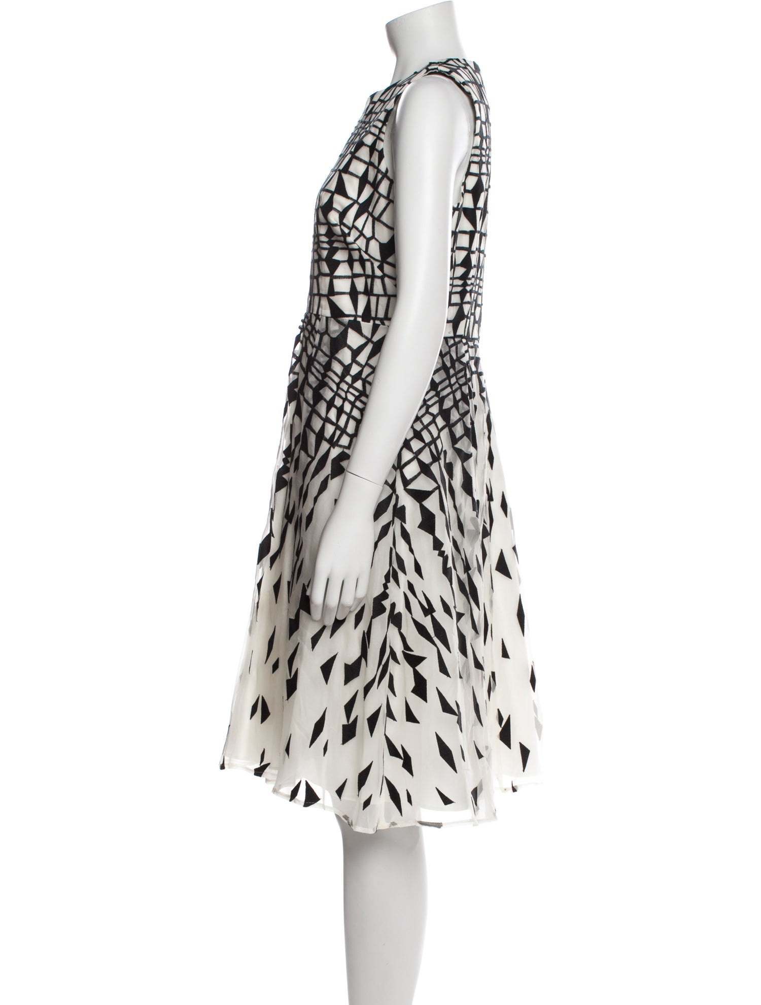 L.K. Bennett Printed Knee-Length Dress