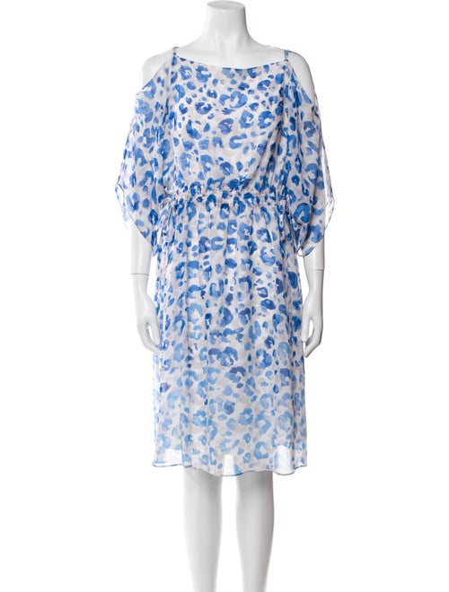 L.K. Bennett Silk Knee-Length Dress