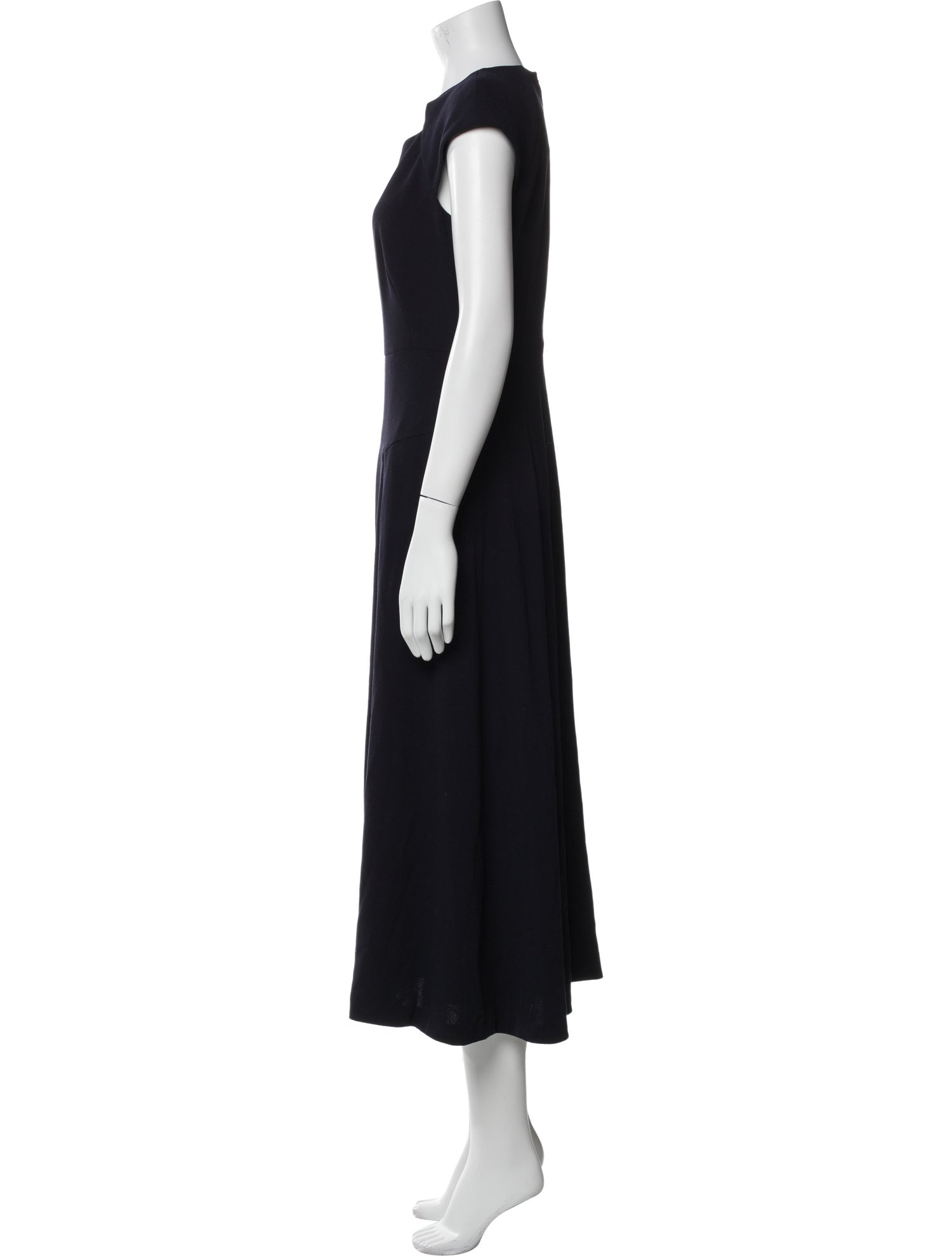 L.K. Bennett Square Neckline Midi Length Dress