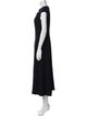 L.K. Bennett Square Neckline Midi Length Dress