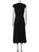 L.K. Bennett Square Neckline Midi Length Dress