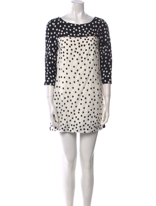 L.K. Bennett Polka Dot Print Mini Dress