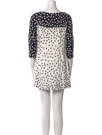 L.K. Bennett Polka Dot Print Mini Dress