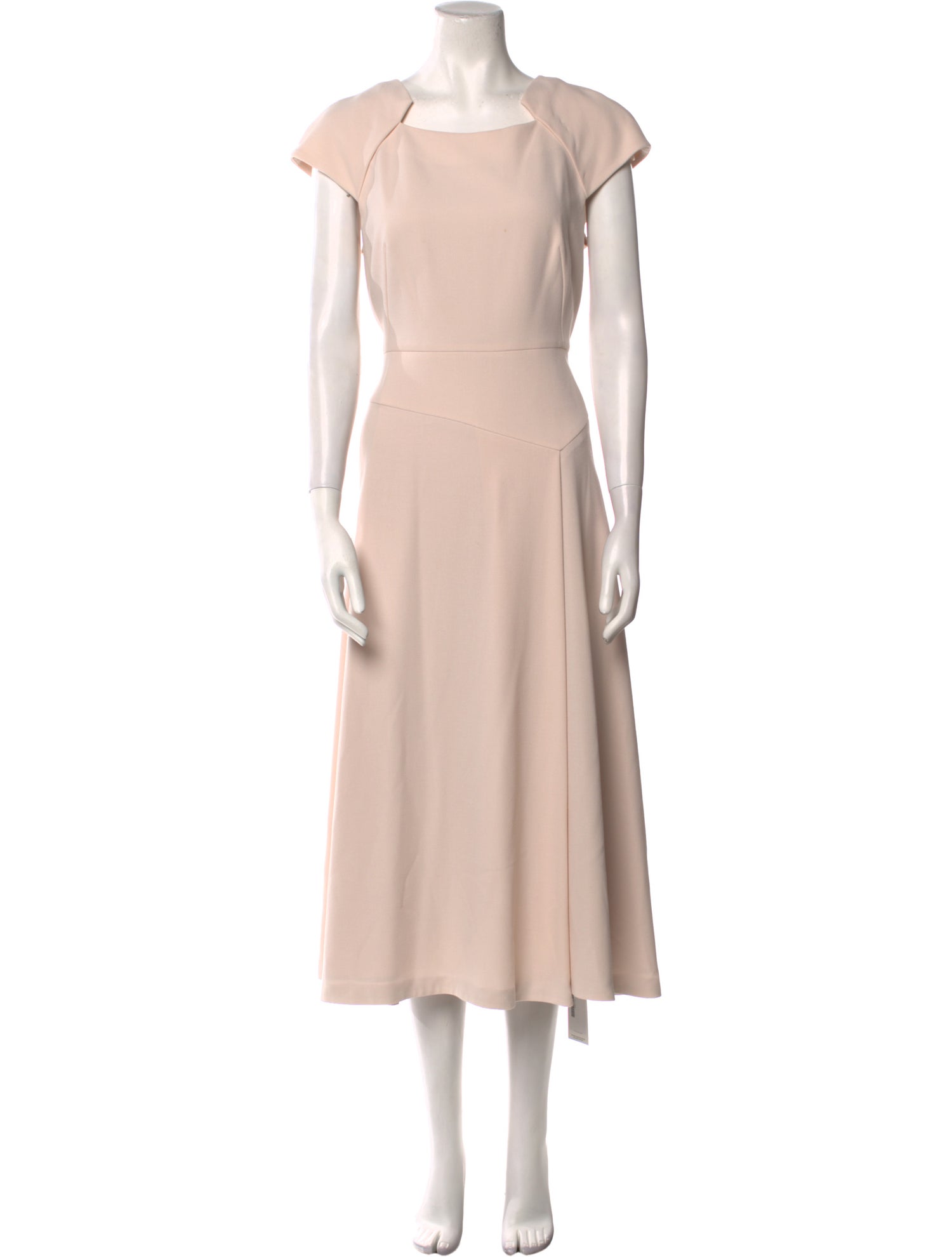 L.K. Bennett Square Neckline Long Dress