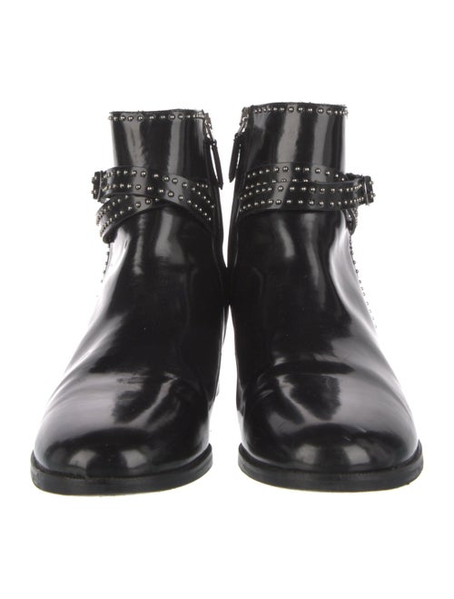 L.K. Bennett Leather Studded Accents Boots