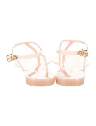 L.K. Bennett Studded Accents T-Strap Sandals