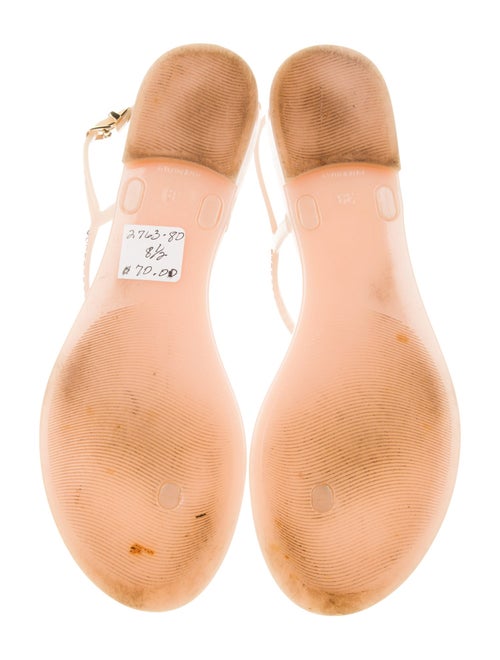 L.K. Bennett Studded Accents T-Strap Sandals