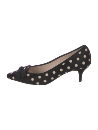 L.K. Bennett Ponyhair Polka Dot Print Pumps