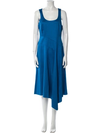 L.K. Bennett Scoop Neck Long Dress